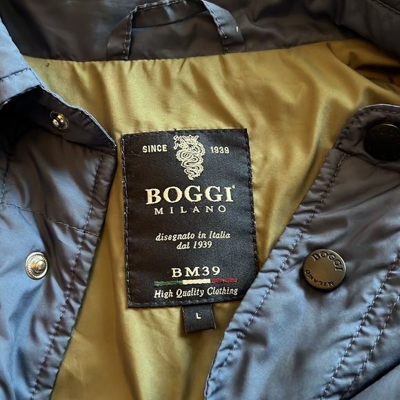 Boggi Milano-designed in Italy, high quality men's lightly quilted shirt/jacket - Picture 4 of 16